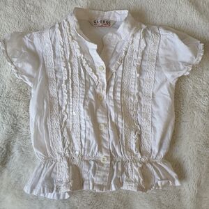 Kids George Lace And Sequin Top